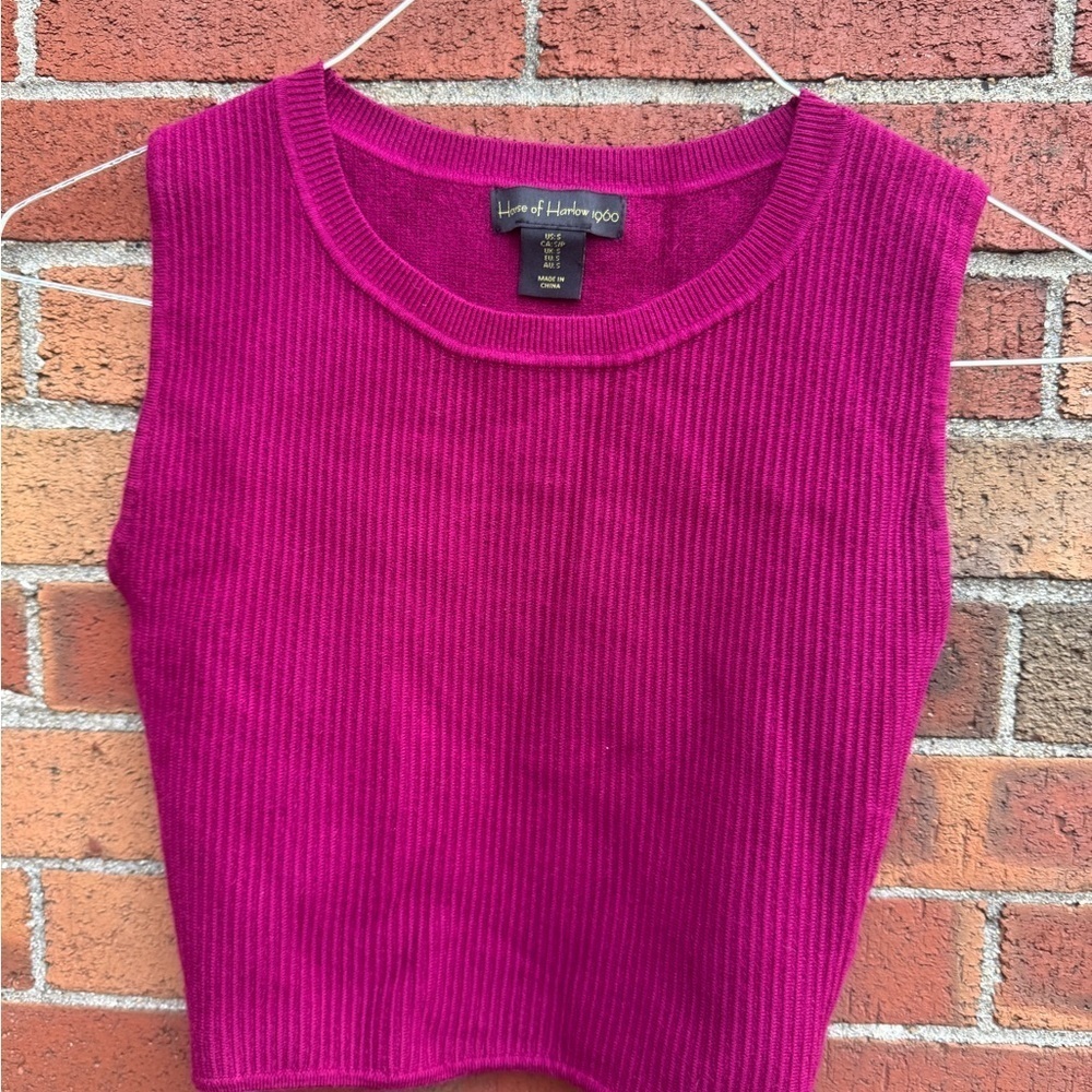 House of Harlow 1960 Ribbed Knit Tank Top